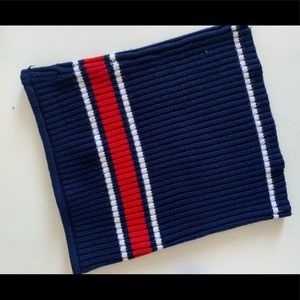 Cropped Blue Tube Top